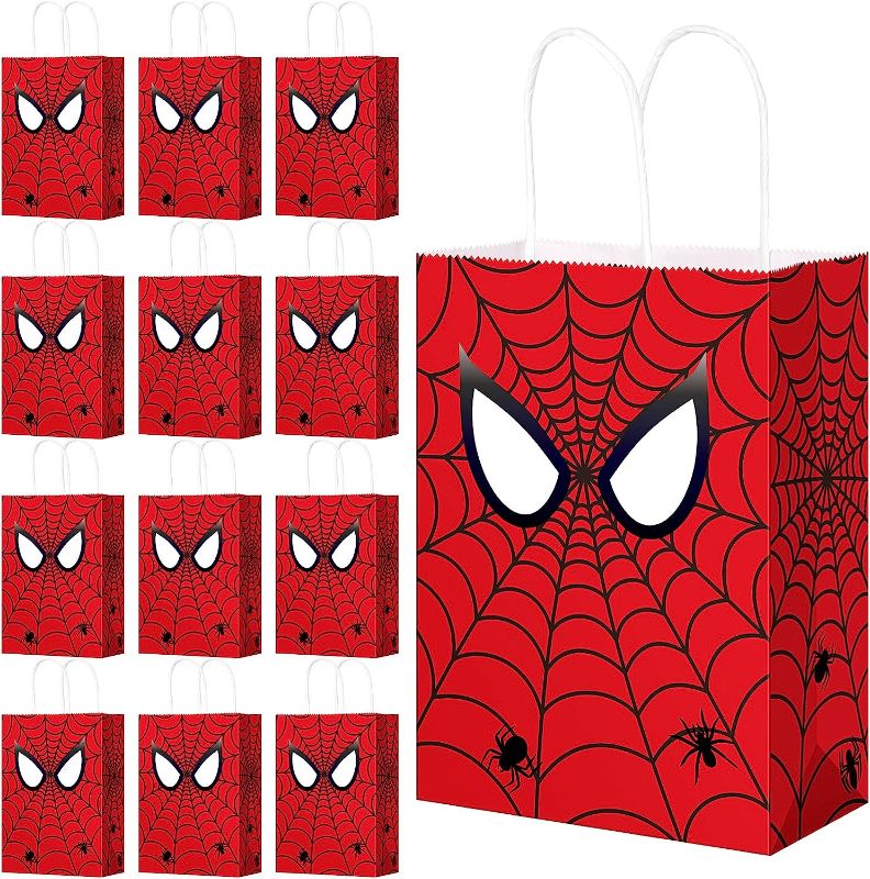 Photo 1 of 16 Pack Party Gift Bag Goodie Bags For Kids Boys Birthday Party Supplies Decorations