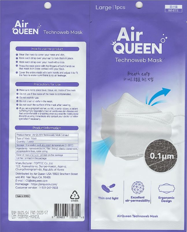 Photo 1 of 5 packs of 10 - [Air Queen] 3-Layers Nano-Filter Face Safety Mask for Adult 
