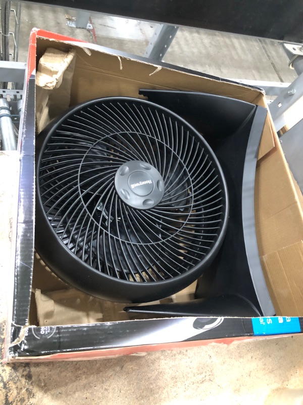 Photo 2 of 12 in. 3 Speed Whole Room Circulator Floor Fan