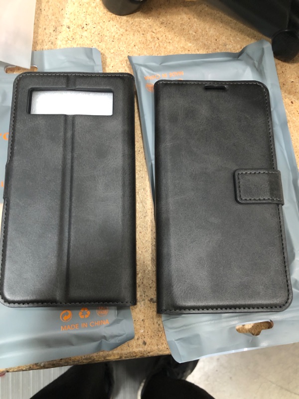 Photo 2 of 2 pack - D DESSVON Phone Case for Google Pixel 6, Black Wallet Case Compatible with Pixel 6 5G, Folio Flip Case with Magnetic Kickstand Credit Card Holder for Google Pixel 6