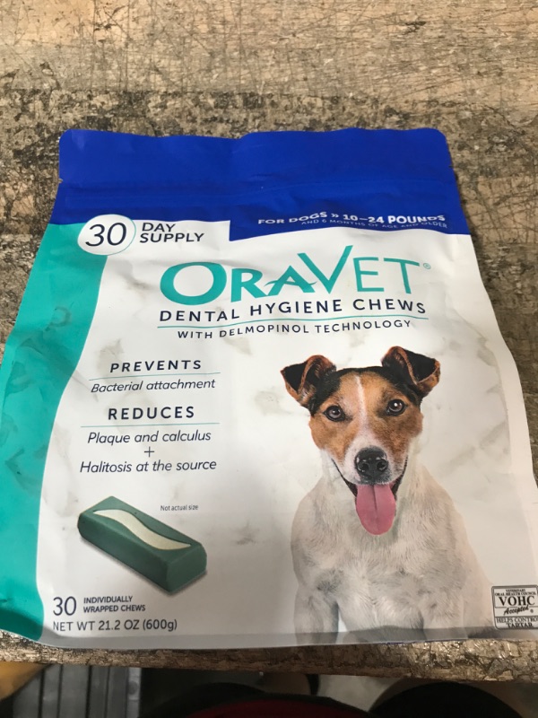 Photo 2 of ***EXP DATE 05/24/2024*** OraVet Dental Hygiene Chews for Small Dogs 10-24 lbs 30 Count (Pack of 1)