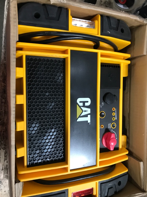 Photo 2 of CAT CJ3000 Professional Jump Starter: 2000 Peak/1000 Instant Amps, Built-In Power Switch, Battery Clamps