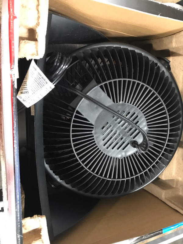 Photo 2 of 12 in. 3 Speed Whole Room Circulator Floor Fan