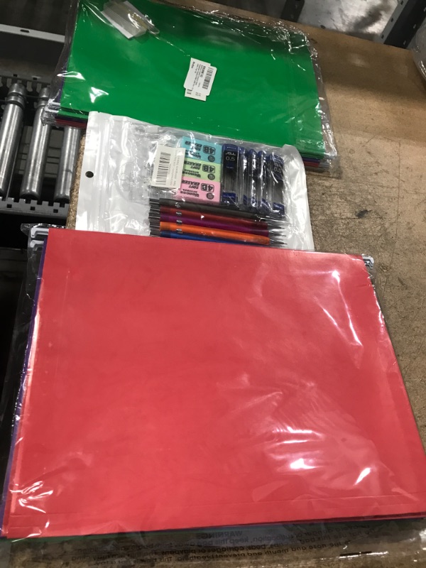 Photo 2 of * SCHOOL/OFFICE SUPPLIES Extra Capacity Hanging File Folders Accordion File Folders Letter Size Expanding Hanging Folders Organizer with 1/5 Cut Tabs for Office Home File Cabinet, 6 per Box & MECHANICAL PENCIL SET