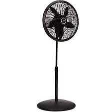 Photo 1 of **MINOR WEAR & TEAR**Lasko Elegance & Performance Pedestal Fan, 18 Inch, Black 1827 & 1820 18? Elegance & Performance Adjustable Pedestal, White-Features Oscillating Movement Tilt-back Fan Head, 2.3