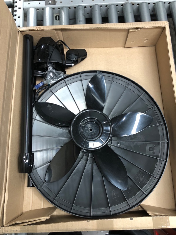 Photo 2 of **MINOR WEAR & TEAR**Lasko Elegance & Performance Pedestal Fan, 18 Inch, Black 1827 & 1820 18? Elegance & Performance Adjustable Pedestal, White-Features Oscillating Movement Tilt-back Fan Head, 2.3