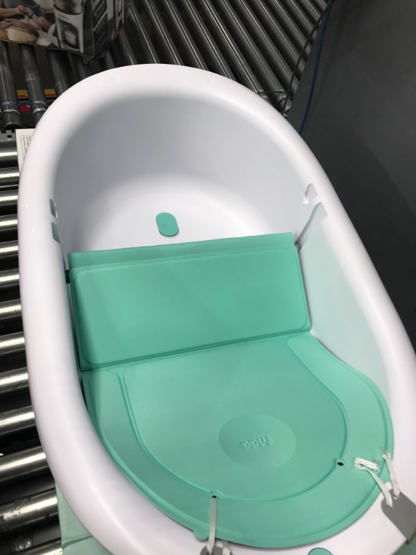 Photo 2 of 4-in-1 Grow-with-Me Bath Tub by Frida Baby Transforms Infant Bathtub to Toddler Bath Seat with Backrest for Assisted Sitting in Tub