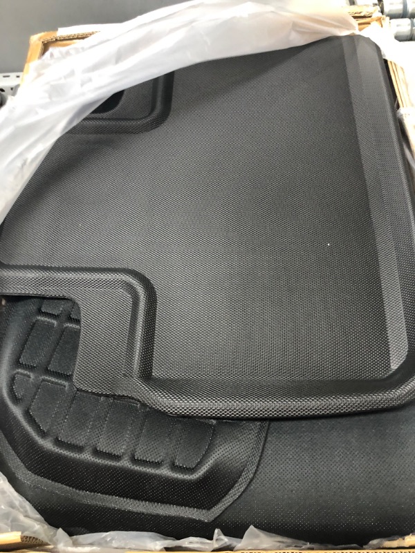 Photo 3 of CreeKT for Tesla Model 3 Floor Mats 2023 2022 2021, XPE All Weather Tesla 3 Mats Tesla Floor Mats Model 3 Trunk Mat Cargo Liners Front Rear Frunk Mats Full Set for Tesla Model 3 Accessories 2021-2023 2021 2022 2023 Model 3 Full Set Mats