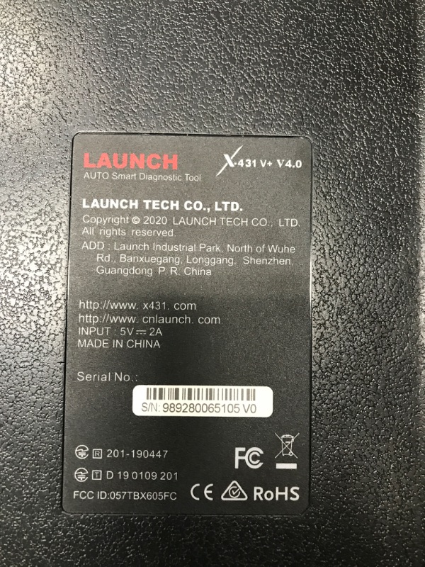 Photo 5 of ***SEE NOTES***
LAUNCH X431 V+ PRO 4.0 2023 Elite Scan Tool, 10.1 Inch Bigger, Work for HD Trucks, Global Version, ECU Online Coding & 35+ Services, AutoAuth FCA SGW, 2-Year Free Update, All System Diagnostic Scanner