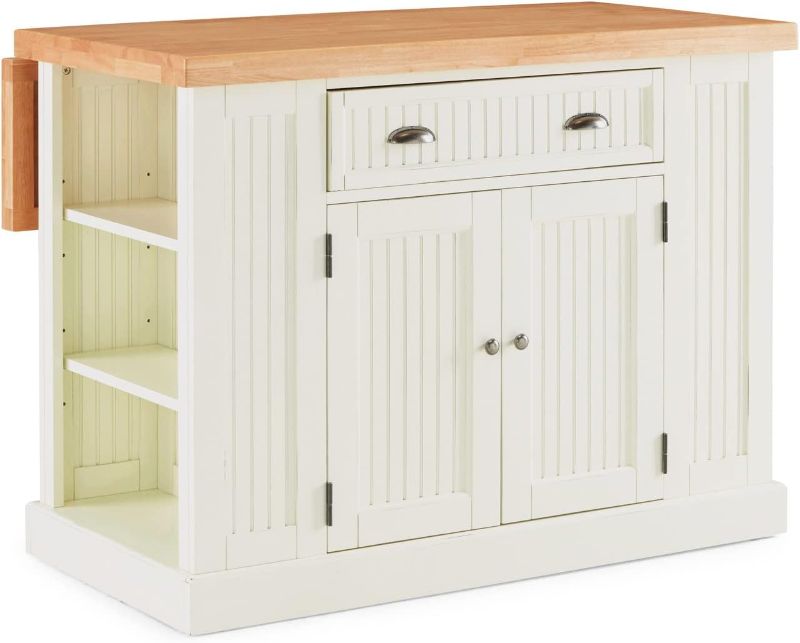 Photo 1 of *INCOMPLETE* homestyles Nantucket Off-White Kitchen Island -BOX 2 OF 2- 
?26.25"D x 48"W x 36"H
