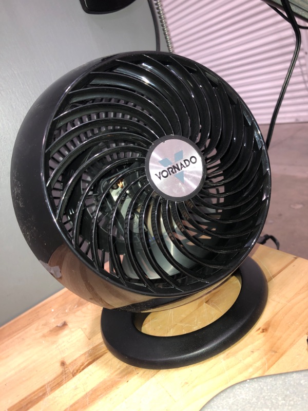 Photo 1 of 460 Small Whole Room Air Circulator Fan with 3 Speeds, 460-Small, Black