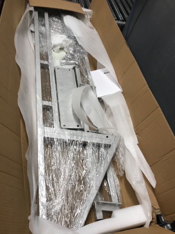 Photo 1 of VEVOR Removable Dock Ladder 5 Steps, 350 lbs Load Capacity, Pontoon Boat Ladder with 4'' Wide Step & Nonslip Rubber Mat for Ship/Lake/Pool/Marine Boarding New-5 Step