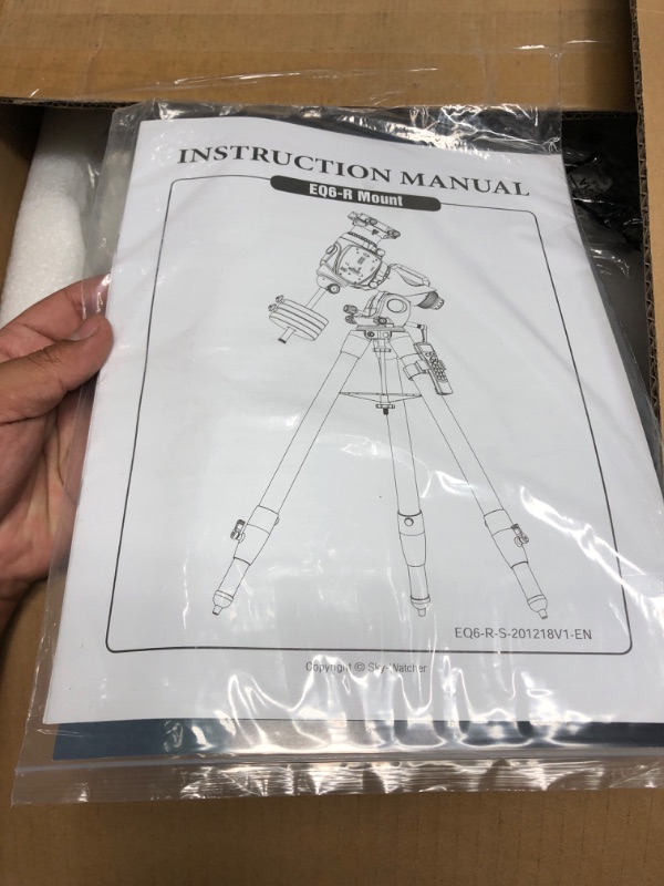 Photo 2 of EQ6-R – Fully Computerized GoTo German Equatorial Telescope Mount – Belt-driven, Motorized, Computerized Hand Controller with 42,900+ Celestial Object Database
