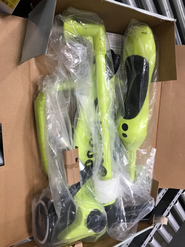 Photo 2 of ***Parts Only***COOGHI 4-in-1 Toddler Scooter, Kids Scooter with Flashing Wheels, 360° Baby Fence & Adjustable Parent Push Bar & Seat & T-Bar, 3 Wheel Scooter for Kids Ages 1-5, Boys & Girls COOGHI Green