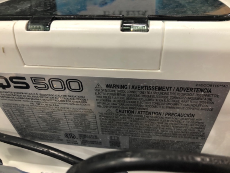 Photo 1 of ***PARTS ONY NOT FUNCTIONAL***INTEX QS500 Krystal Clear Saltwater Chlorine System for Above Ground Pools: Keeps Water Clear – Removes Bacteria – Reduces Chemical Use – Sleek Control Panel with Buttons – Up to 7000 Gallon Pools
