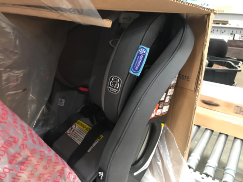 Photo 3 of (USED) Graco SlimFit3 LX 3 in 1 Car Seat | Space Saving Car Seat Fits 3 Across in Your Back Seat, Kunningham SlimFit w/ 3-Across Fit Kunningham