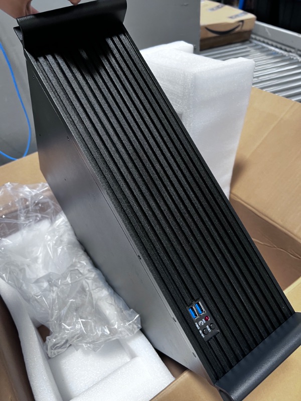 Photo 1 of RackChoice MATX 3U Rackmount Server Chassis 11x3.5 Bay,with 2x120mm+80mm Fan infront, Support Standard ATX PSU with Either top or Side Cooling