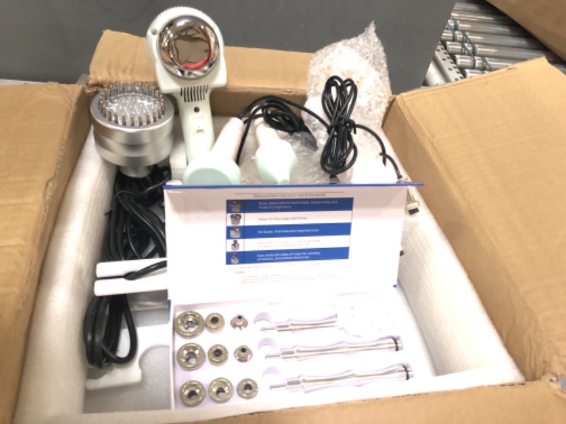 Photo 3 of 5 in 1 Micro Diamondermabrasion Machine, Mcwdoit Facial Machine 68cmhg Professional Home Use Skin Care