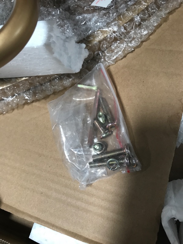 Photo 1 of Open box *** HLR Round Coffee Table with Black Marble Top