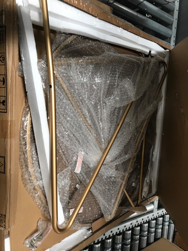 Photo 1 of Open box *** HLR Round Coffee Table with Black Marble Top