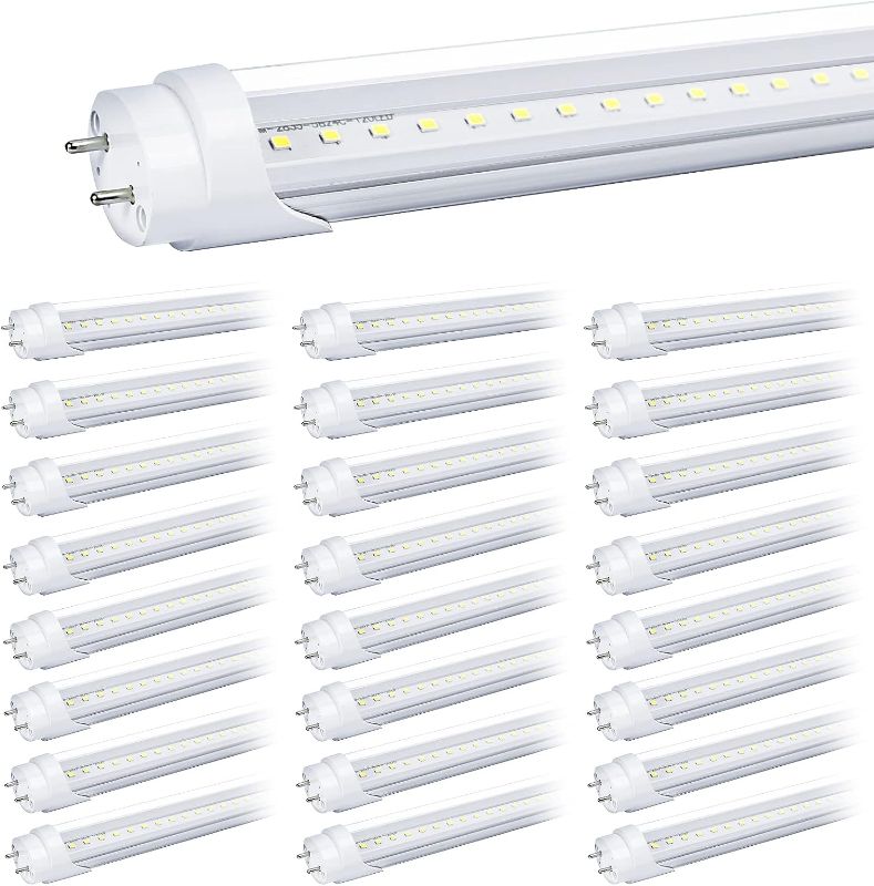 Photo 1 of 20-Pack T8 LED Bulbs 4 Foot Tube Light,