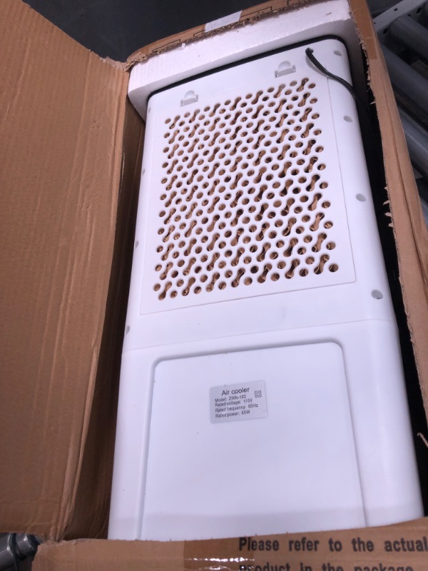 Photo 3 of 24" Evaporative Air Cooler & Mini Portable Air Conditioner, Personal AC Cooling Fan for Room Office Camping, Mini Portable Air Conditioner Ice Cubes