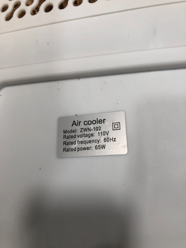 Photo 4 of 24" Evaporative Air Cooler & Mini Portable Air Conditioner, Personal AC Cooling Fan for Room Office Camping, Mini Portable Air Conditioner Ice Cubes