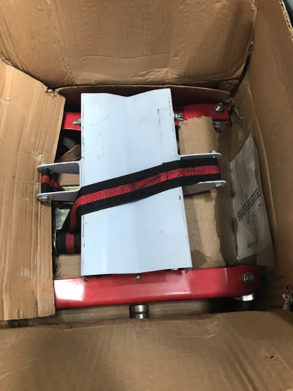 Photo 2 of AFF Heavy Duty Transmission Jack (Multiple Weight Capacities) - Constructed with High-Grade Steel, Red 450 lbs Capacity