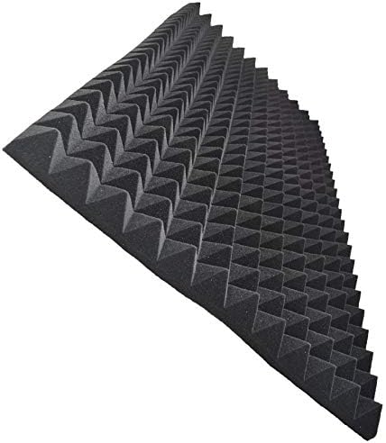 Photo 1 of 4PACK 48"X 24"X 2" Black Acoustic Panels Studio Soundproofing e Tiles,
