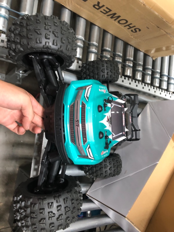 Photo 6 of ARRMA RC Truck 1/10 KRATON 4X4 4S V2 BLX Speed Monster Truck RTR (Batteries and Charger Not Included), Teal, ARA4408V2T1