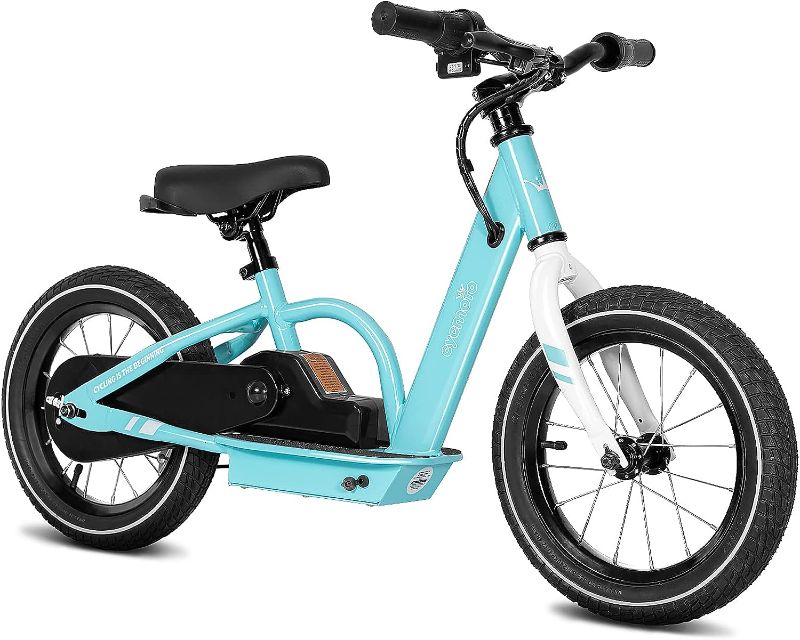 Photo 1 of "MISSING FRONT TIRE" JOYSTAR 16 Inch Electric Balance Bike for Kids Ages 5-8 Years Old Boys & Girls, 21V 80W Kids EBikes with Adjustable Seat, Mini E-Bike for Toddlers