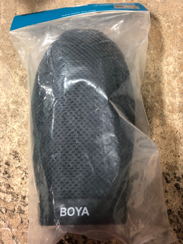 Photo 2 of BOYA BY-T140 Slip-On Open-Cell Nylon and Foam Windshield for Shotgun Microphones Between 19 to 23mm in Diameter with Interior Depth of 140mm