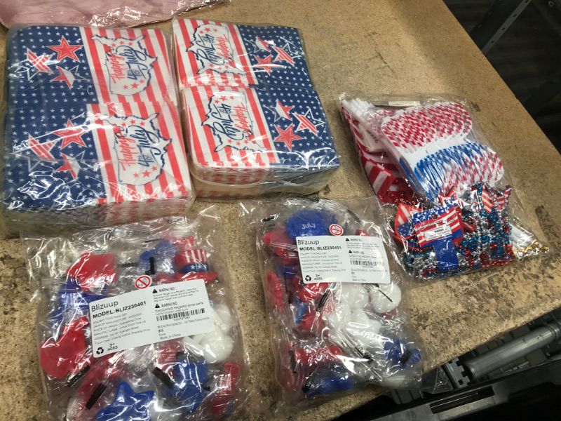 Photo 2 of 5 ITEMS,  4th of July DECORATION BUNDLE