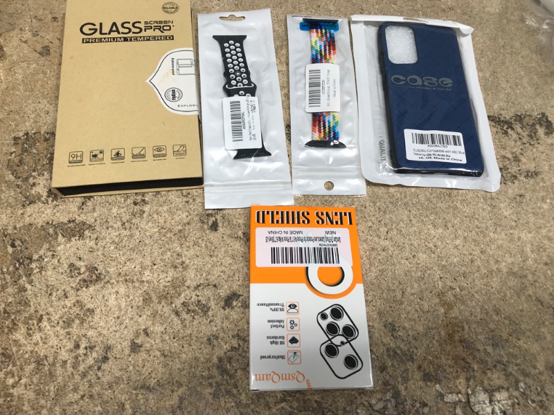 Photo 1 of 5 ITEMS, ASSORTED PHONE CASE / WATCH BAND