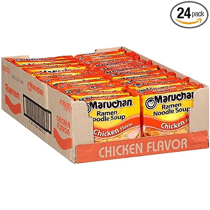 Photo 1 of **EXPIRES JUNE 2024** Maruchan Ramen Chicken, 3 Ounce (Pack of 24)
