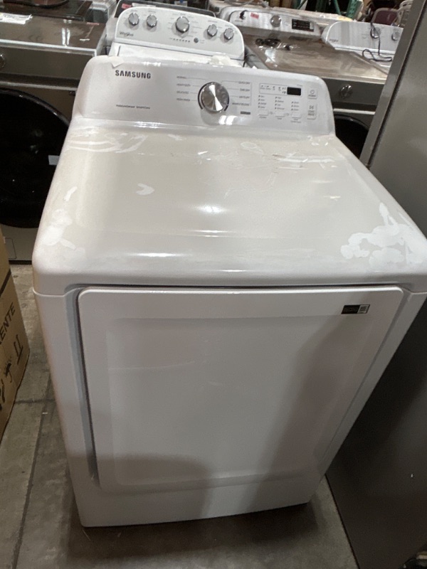 Photo 2 of LIKE NEW-Samsung 7.2-cu ft Electric Dryer (White