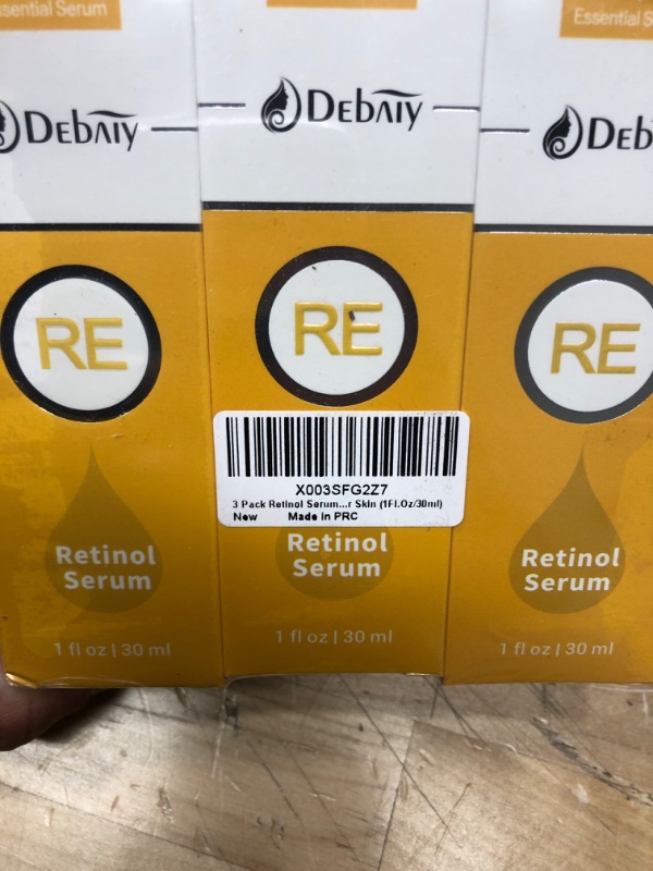 Photo 2 of 3 Pack Retinol Serum for Face Anti Aging Serum Moisturizing for Skin (1Fl.Oz/30ml)