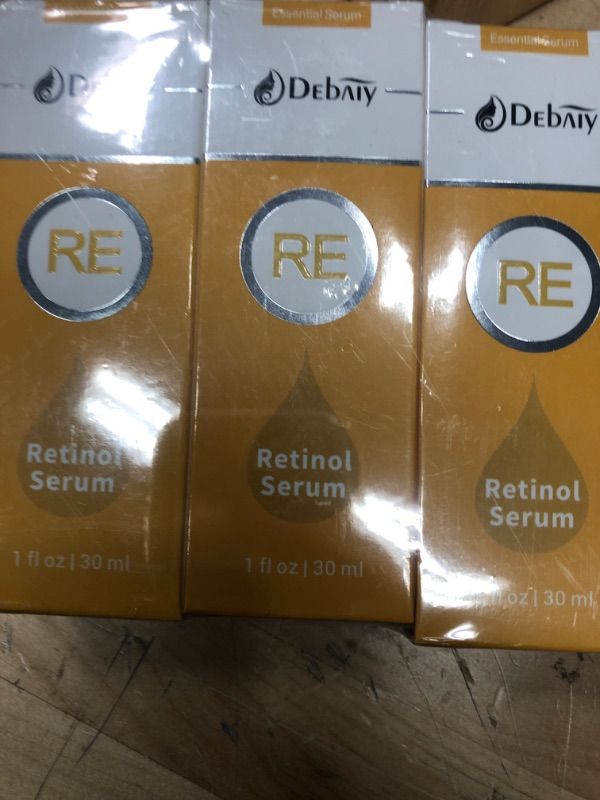 Photo 2 of 3 Pack Retinol Serum for Face Anti Aging Serum Moisturizing for Skin (1Fl.Oz/30ml)