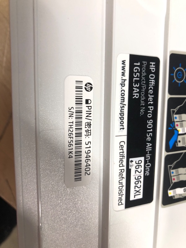 Photo 5 of HP OfficeJet Pro 9015e Wireless Color All-in-One Printer with 6 Months Free Ink (1G5L3A) (Renewed Premium)