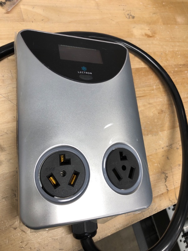 Photo 1 of Lectron NEMA Socket Splitter for Level 2 EV Charger Installation - Power Your EV Charger and High-Powered Appliance from The Same Outlet (30 Amp NEMA 10-30 to NEMA 10-30 Splitter)