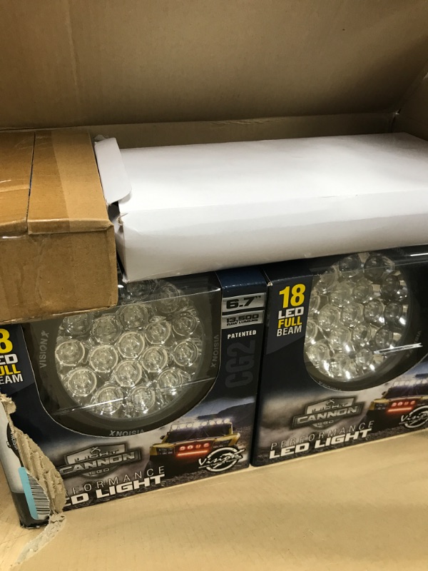 Photo 3 of Vision X Lighting CG2-CPM1810KIT CG2 Light Cannon Series 6.7" 18 LED Light (Pair/Light Including Harness Using DTP Connector) Pair/Kit