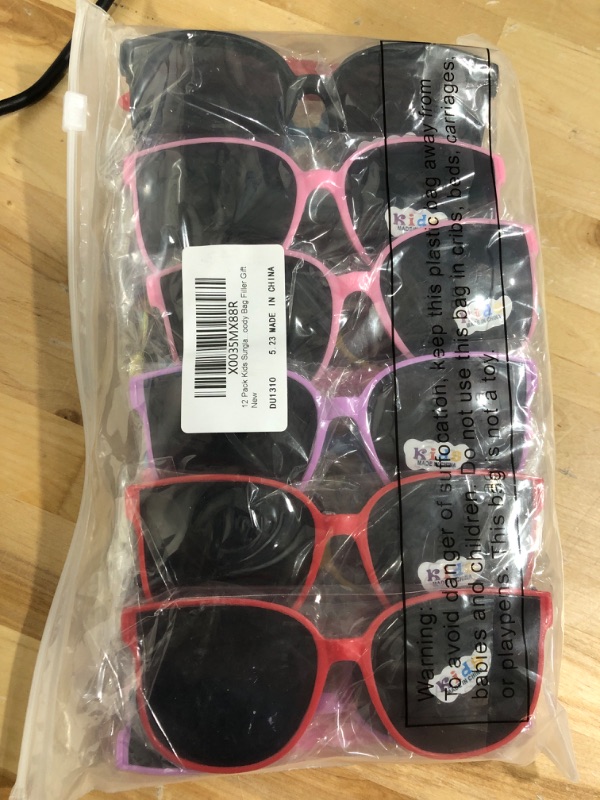 Photo 1 of 12 PACK KIDS SUNGLASSES PARTY FAVOR