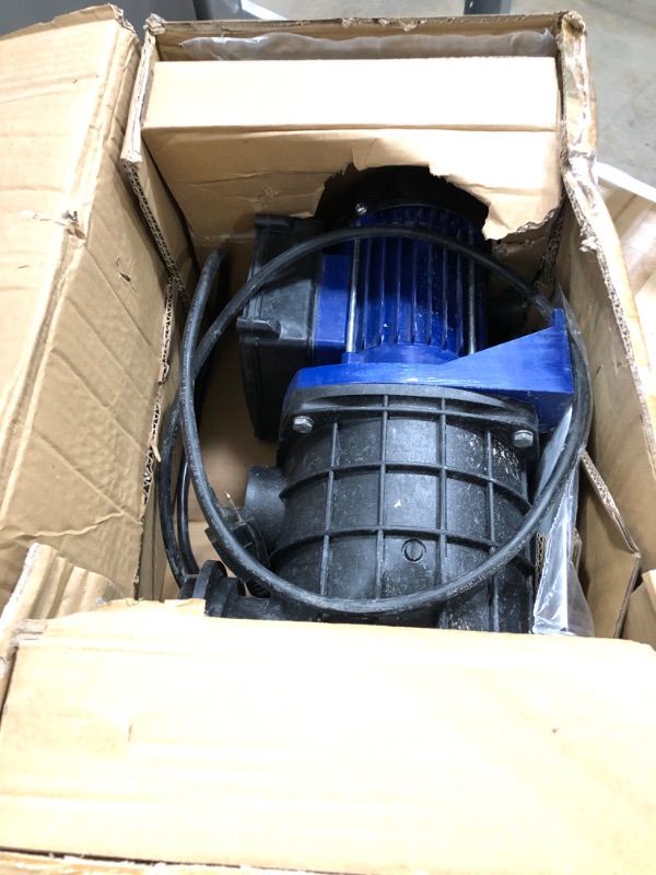 Photo 2 of 0.75HP Pool Pump In/Above Ground Single Speed, 550W/115V, 2641GPH, High Flow, Powerful Primming Swimming Pool Pumps with Filter Basket, Low Noise for Family