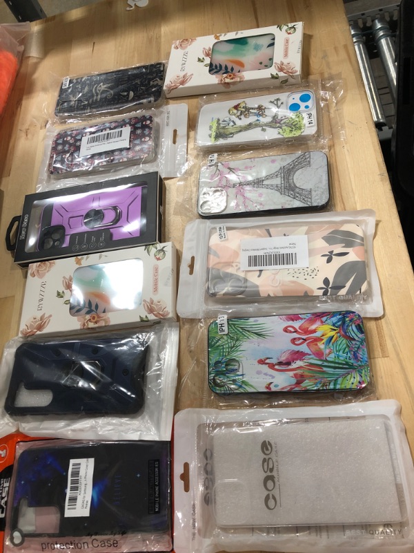 Photo 1 of 12 ITEMS ASSORTED PHONE CASE BUNDLE