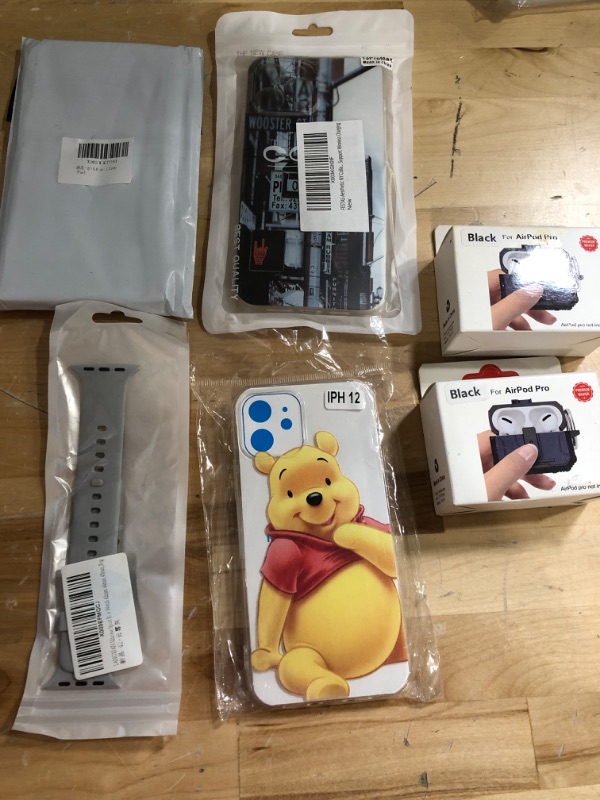 Photo 1 of 6 ITEMS, ASORTED PHONE/AIRPODS CASE BUNDLE
