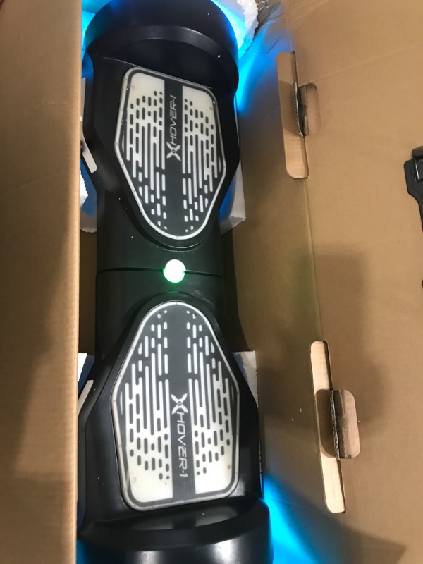 Photo 2 of ***SCUFFED AND SCRAPED - SEE PICTURES***
Hover-1 Allstar 2.0 Hoverboard Black LED Lights Max Weight 220 Lbs. Max Speed 7 Mph