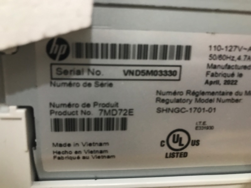 Photo 2 of HP LaserJet MFP M140we All-in-One Wireless Black & White Printer with HP+ and Bonus 6 Months Instant Ink (7MD72E) New Version: HP+, M140we