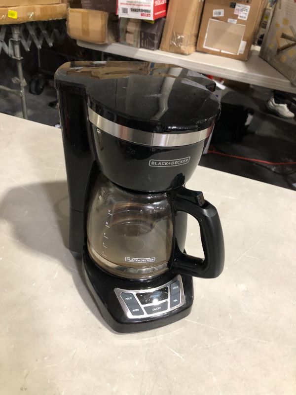 Photo 6 of ***HEAVILY USED AND DIRTY***
Black+Decker CM1160B 12-Cup Programmable Coffee Maker, Black/Stainless Steel