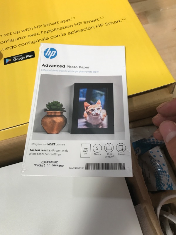Photo 1 of HP - Tango Wireless Instant Ink Ready Inkjet Printer - Wisp Gray