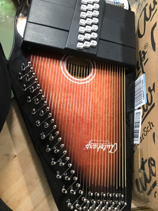 Photo 4 of Autoharp by Oscar Schmidt 21 Chord Maple Body Autoharp Tobacco Sunburst